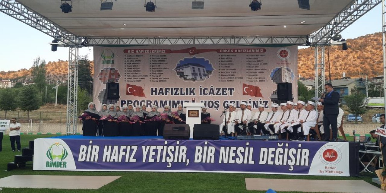 Konya’da 41 hafıza icazet töreni