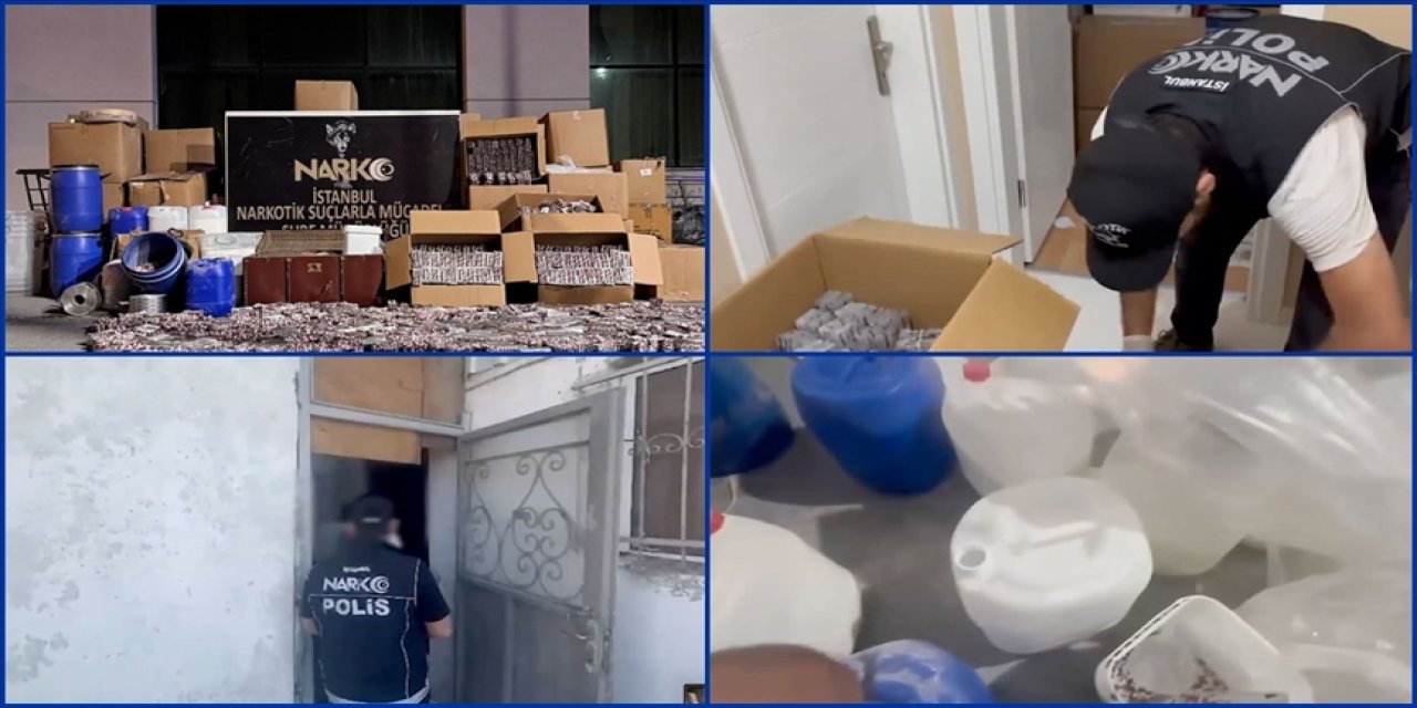 Düzenlenen operasyonda 3 milyon 40 bin 771 zehir ele geçirildi