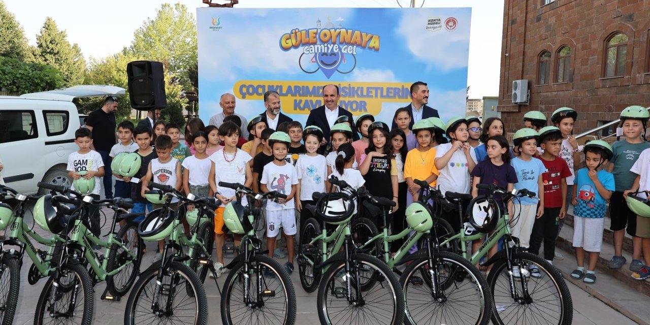 Konya’nın bisiklet hediyeli projesinde ödül zamanı