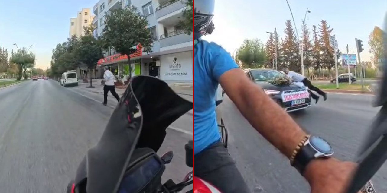 Gelin arabasından bahşiş almak için canını hiçe saydı