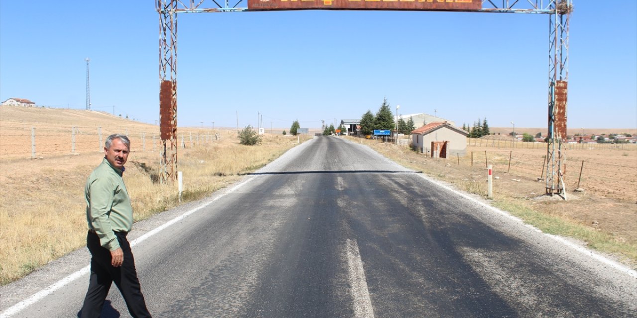 Konya’da 2 ilçeyi bağlayan yol yenilendi