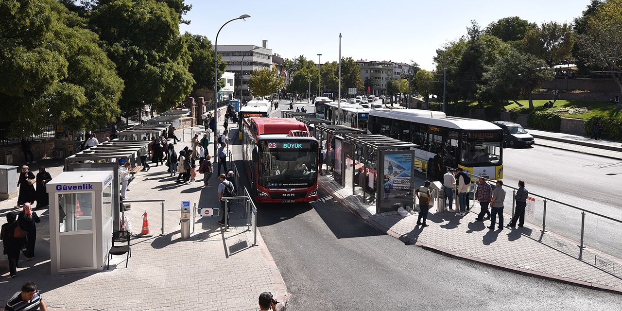 Konya’da 23 otobüs hattının güzergahı değişiyor