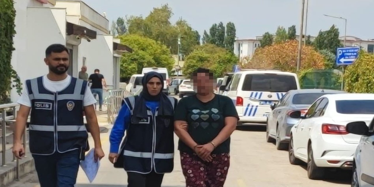 Kızını bıçakla kovalayan anne tutuklandı