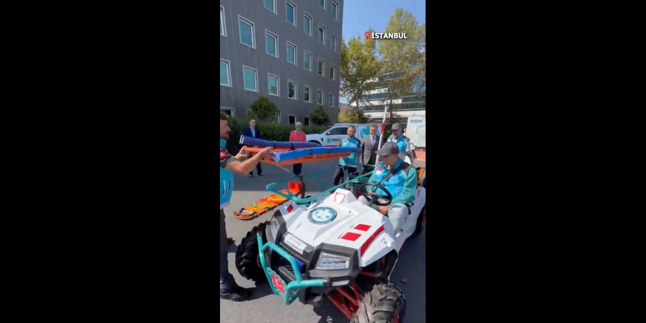 Bakan Memişoğlu, ATV ambulansı tanıttı