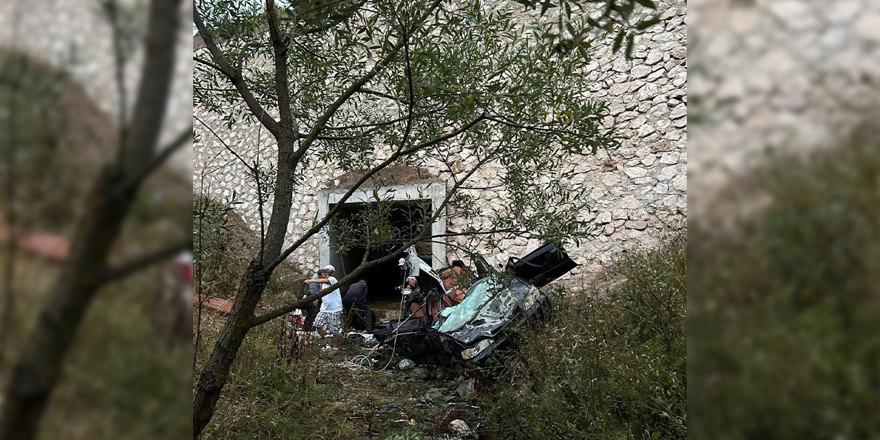 Dernek başkanı menfez önüne uçtu! 2 ölü, 3 yaralı