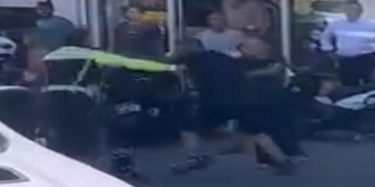 Polise tekmeli yumruklu saldırı