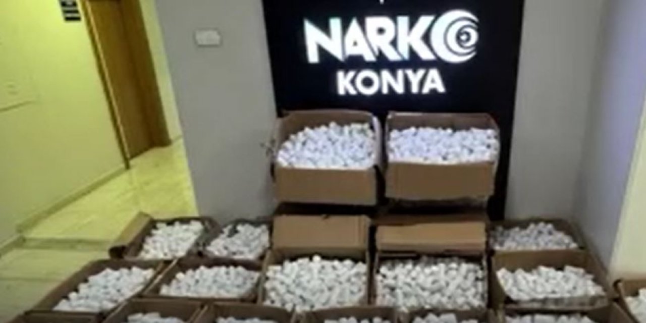 Konya’da zehir tacirlerine 3 ayrı operasyon