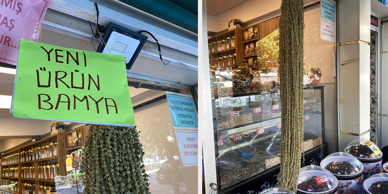 Altınla yarışan çiçek bamyada fiyatlar düştü
