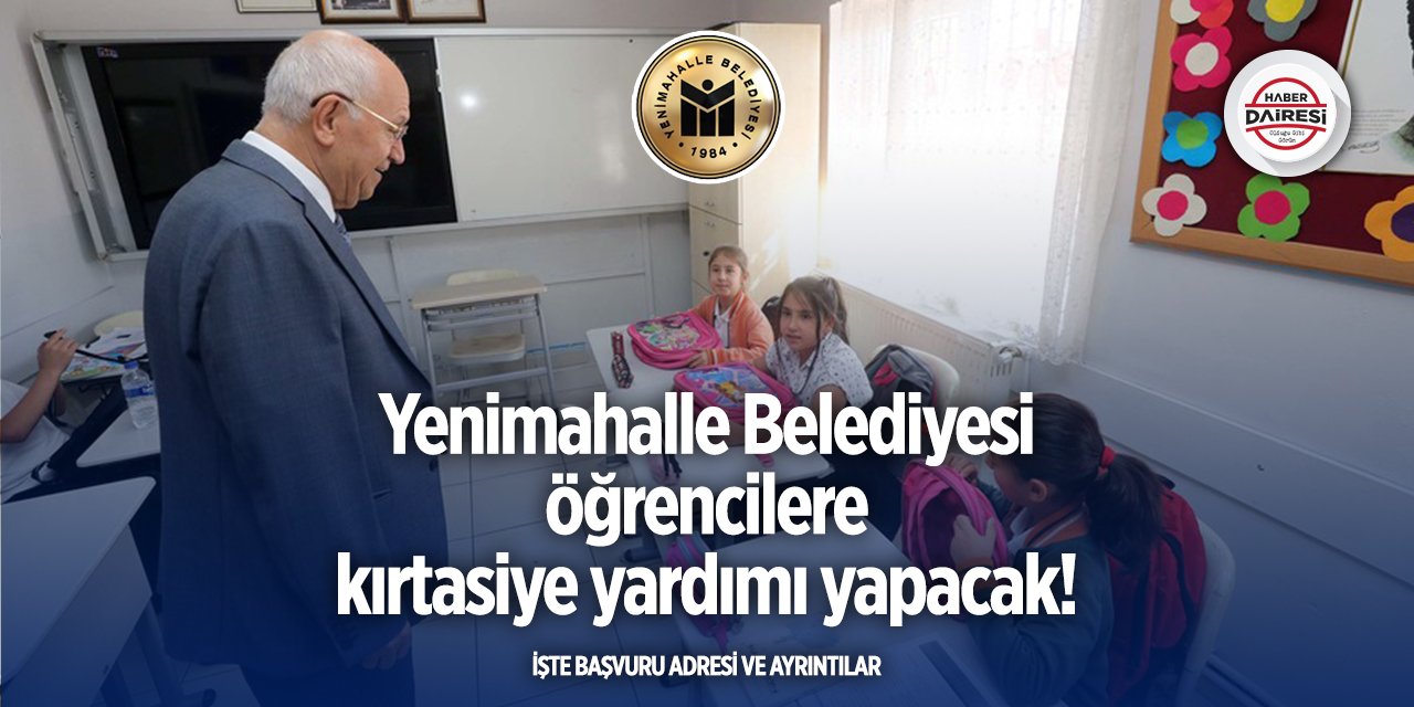 Ankara Yenimahalle Belediyesi kırtasiye yardımı başvurusu 2025