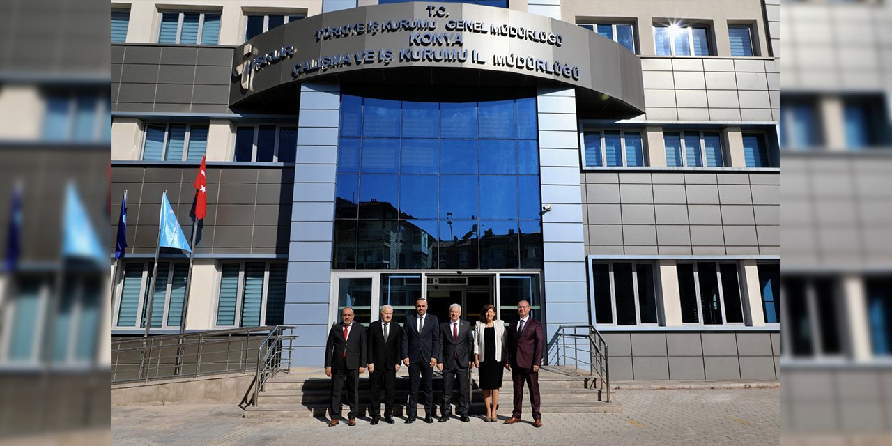 Konya Valisi İbrahim Akın, İŞKUR İl Müdürlüğünü ziyaret etti