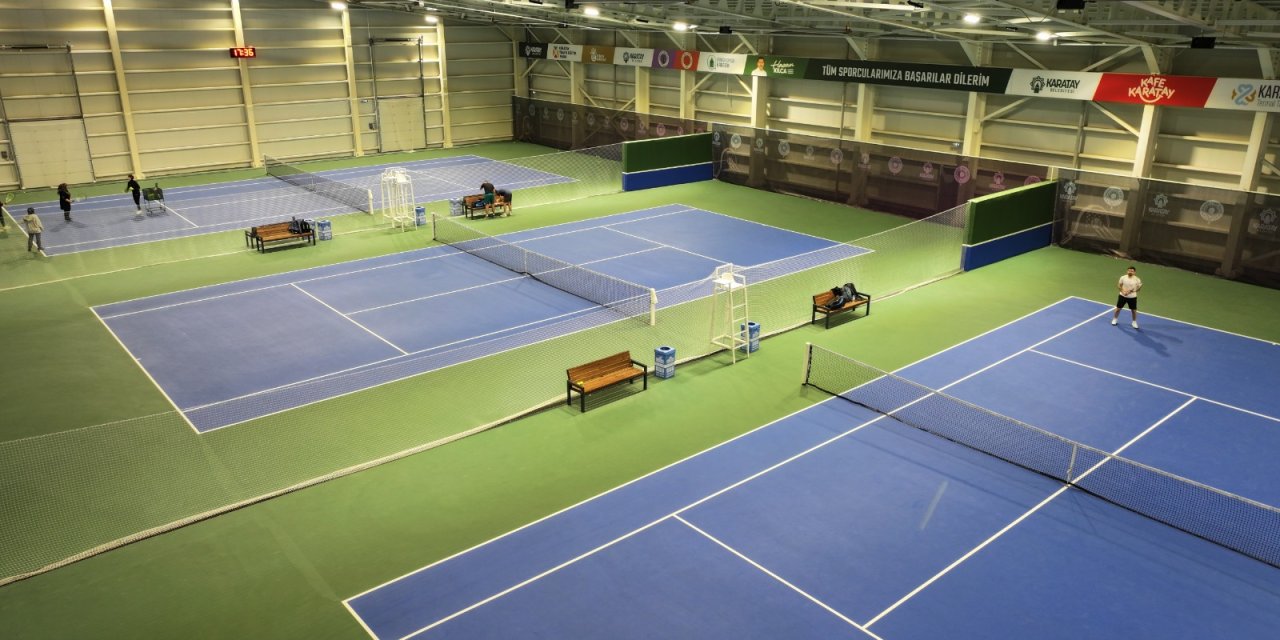 Gençler Karatay Tenis Kortu’nda şampiyonluk için yarışacak
