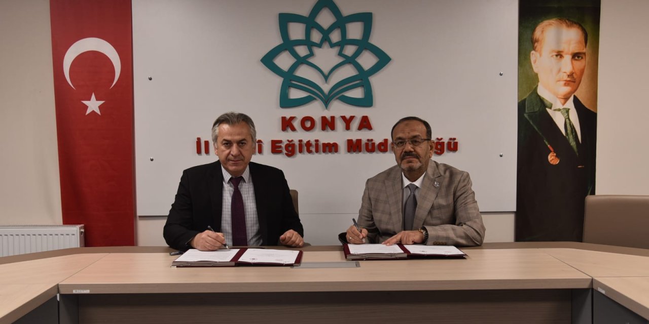 Konya'da eğitime destek için ortak adım atıldı: Protokol imzalandı