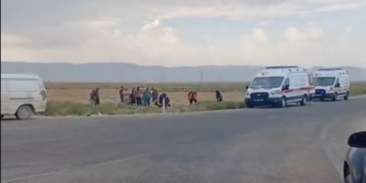 Konya’da devrilen araçtaki 2 kişi öldü