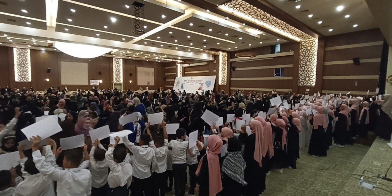 Konya Meram’da Suriyeli öğrenciler için yıl sonu programı düzenlendi