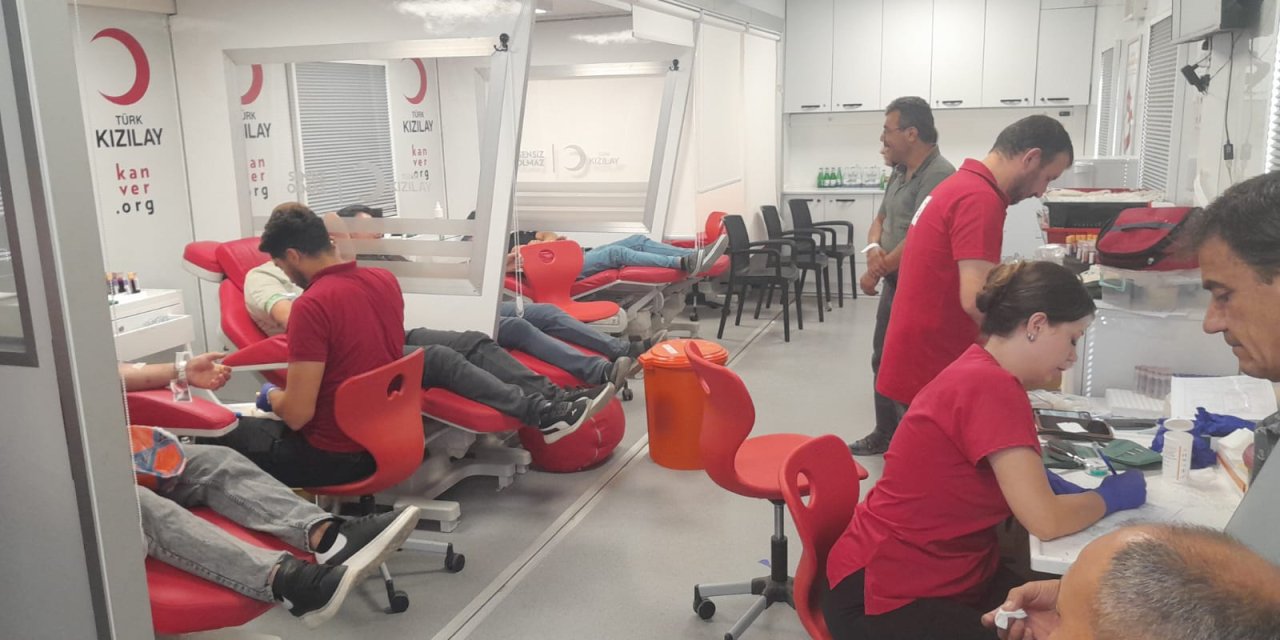 Konya Karapınar’da örnek dayanışma: Kan bağışıyla hayat verdiler