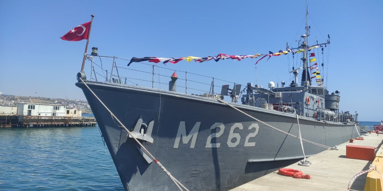 T.C.G. Enez mayın tarama gemisi halkın ziyaretine açıldı