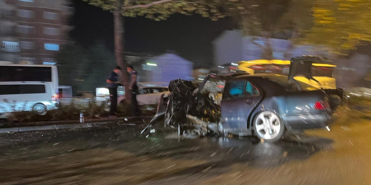 Konya’nın en kalabalık yolunda kaza: Trafik kilitlendi