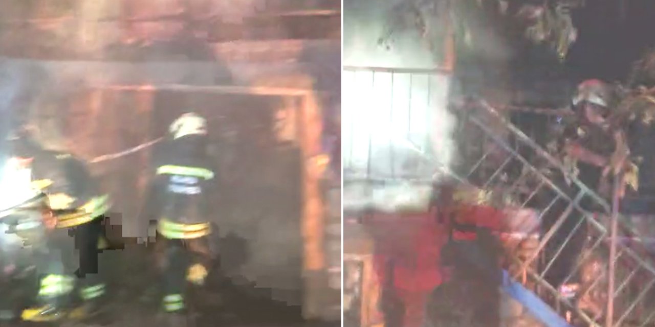 Konya'da alevler yükseldi! Müstakil ev kullanılmaz hale geldi