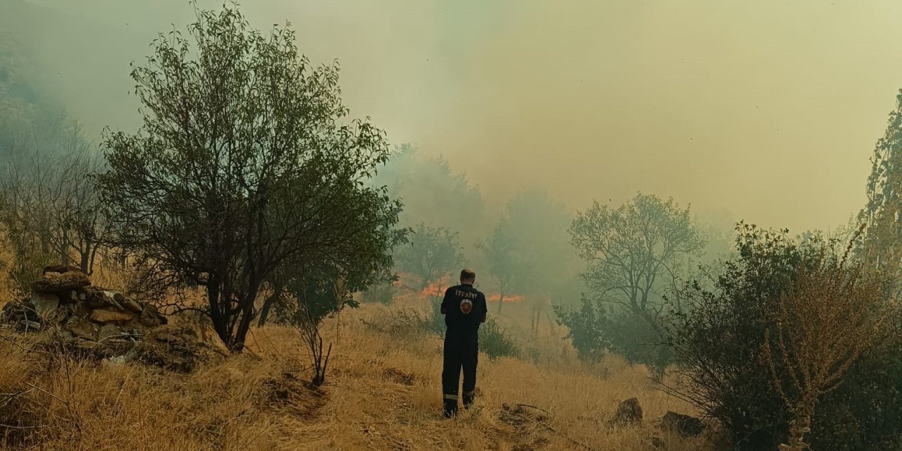 Konya’da yangın! Ormana 200 metre kala kontrol altına alındı