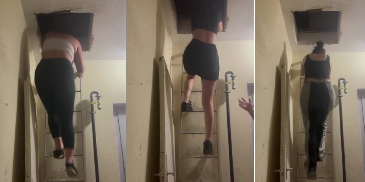 Apartman dairesinde gizli geçitli fuhuş tuzağı