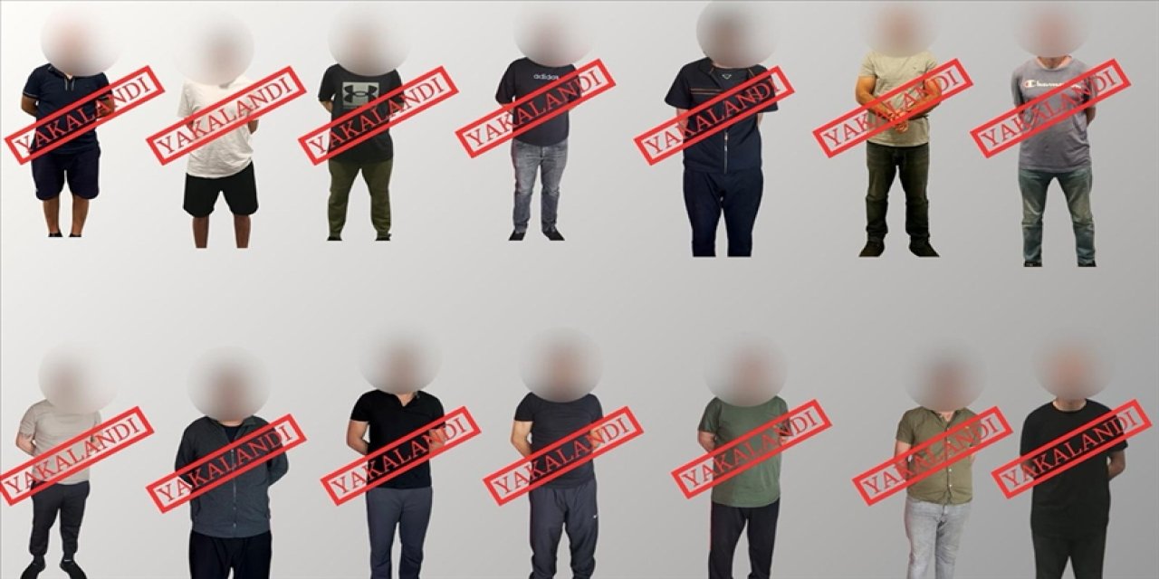 Kırmızı bültenle ve ulusal seviyede aranan 14 suçlu Türkiye'ye getirildi