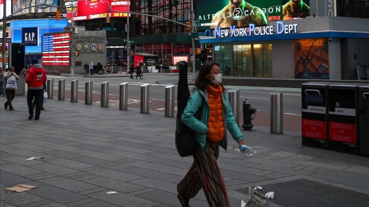 ABD'de Kovid-19 vaka sayısı 19 bin 624'e, ölü sayısı 260'a ulaştı