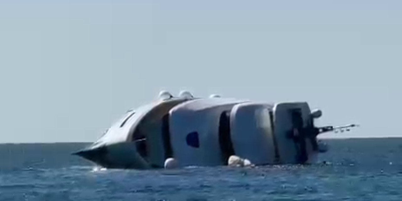 Ereğli’de 40 milyonluk yat denize indirildikten hemen sonra battı