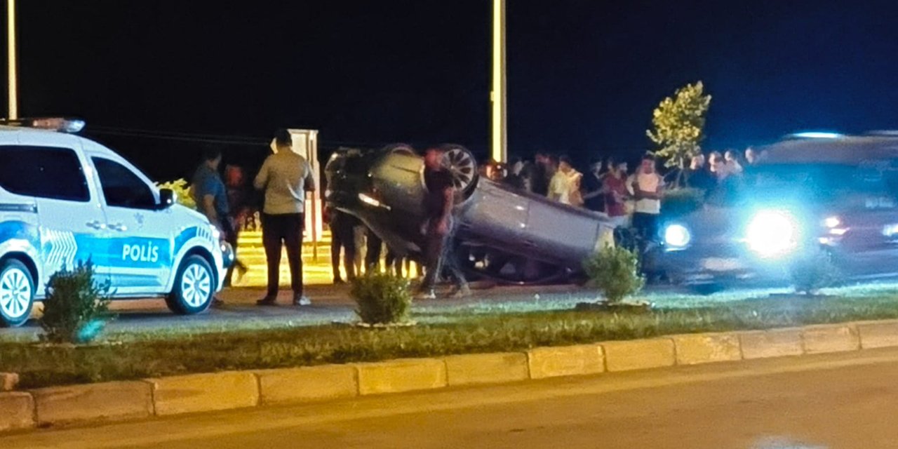 Konya'da iki farklı kazada 4 kişi yaralandı