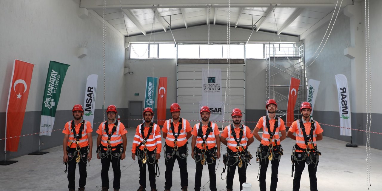 Karatay’da 60 kişilik afetlere hazırlık ekibi yetiştiriliyor