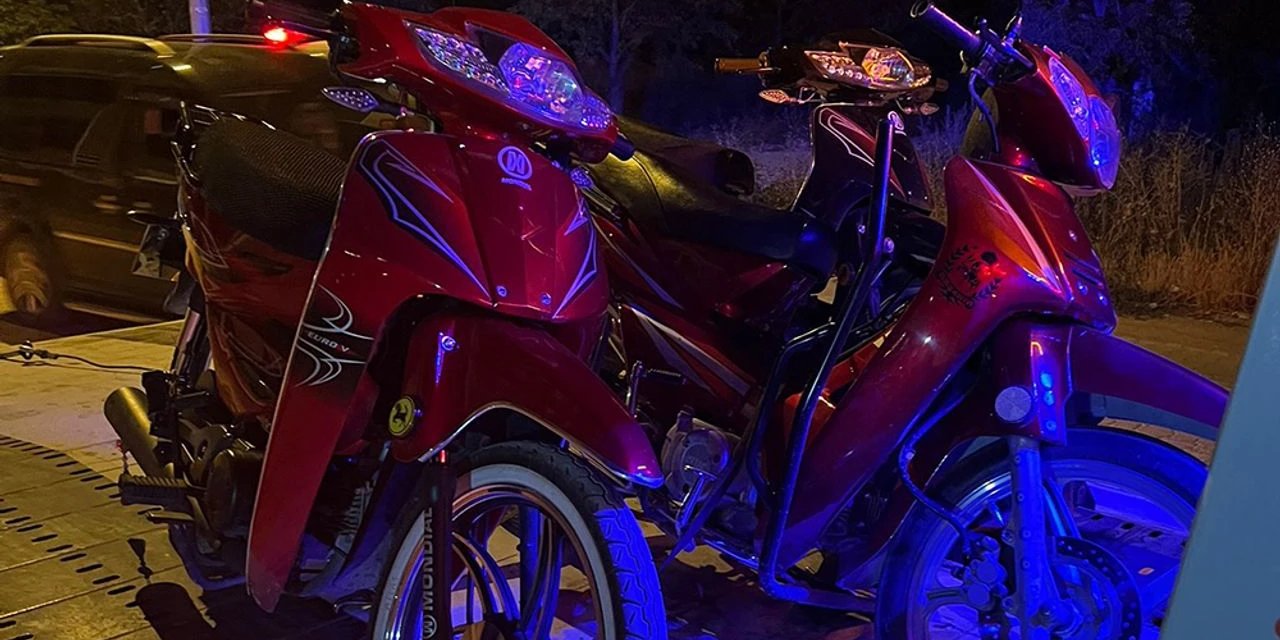 Konya’da trafik denetiminde çalıntı motosiklet yakalandı