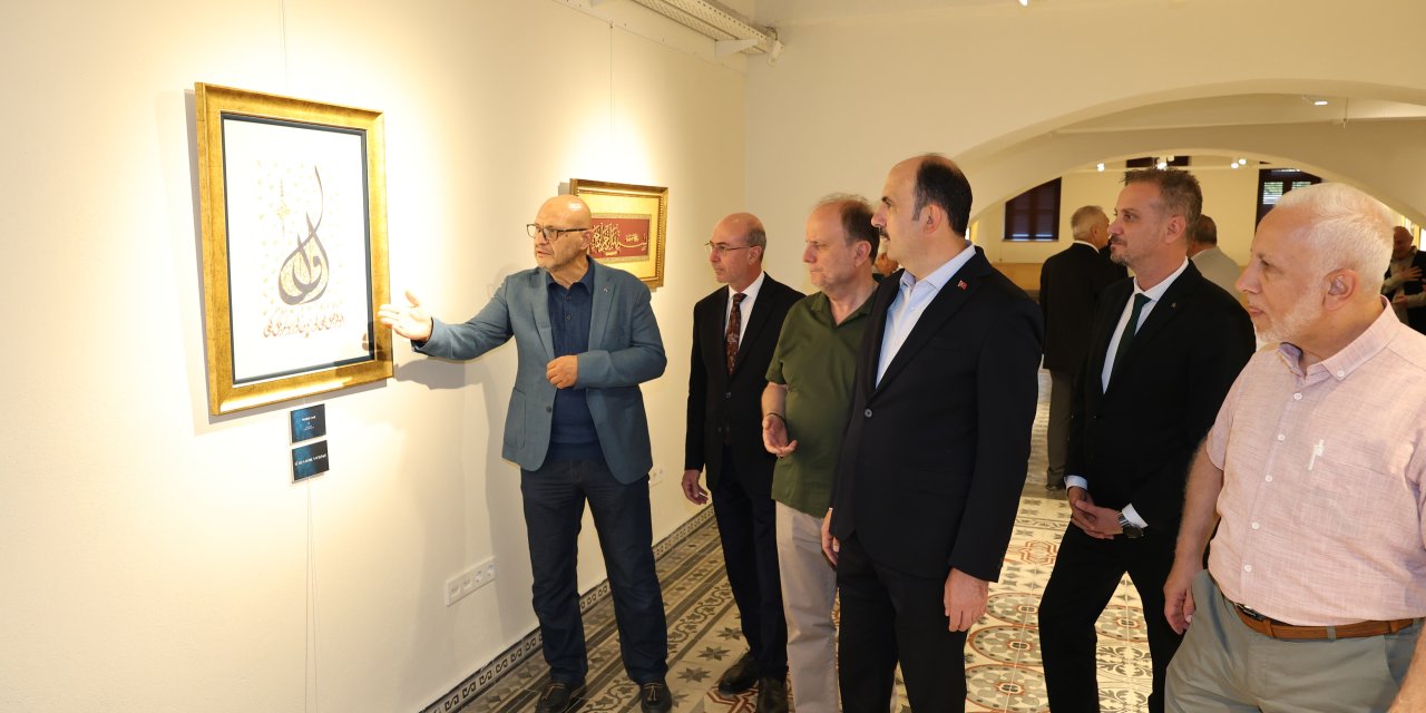 Konya’da geleneksel zarafet sanata yansıdı