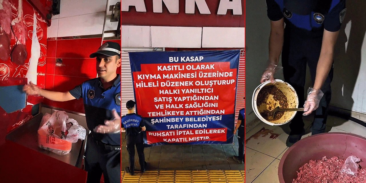 Kasapta şok düzenek! Bozuk etler kıymaya karıştırılmış