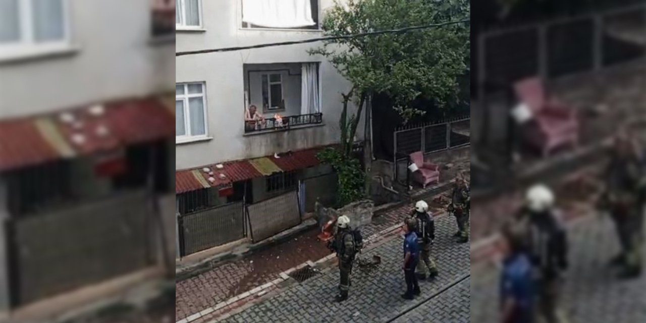 Sinir krizi geçirdi evini yakmaya çalıştı, müdahaleye gelen polise saksı fırlattı