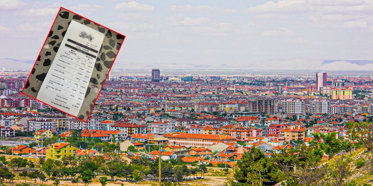 Konya’da 4 kişi yemek yedi, gelen hesap olay oldu