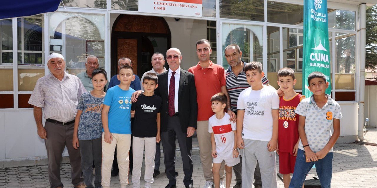 Selçuklu’nun gelenekselleşen Cuma Buluşması Cumhuriyet Mahallesi’nde gerçekleşti