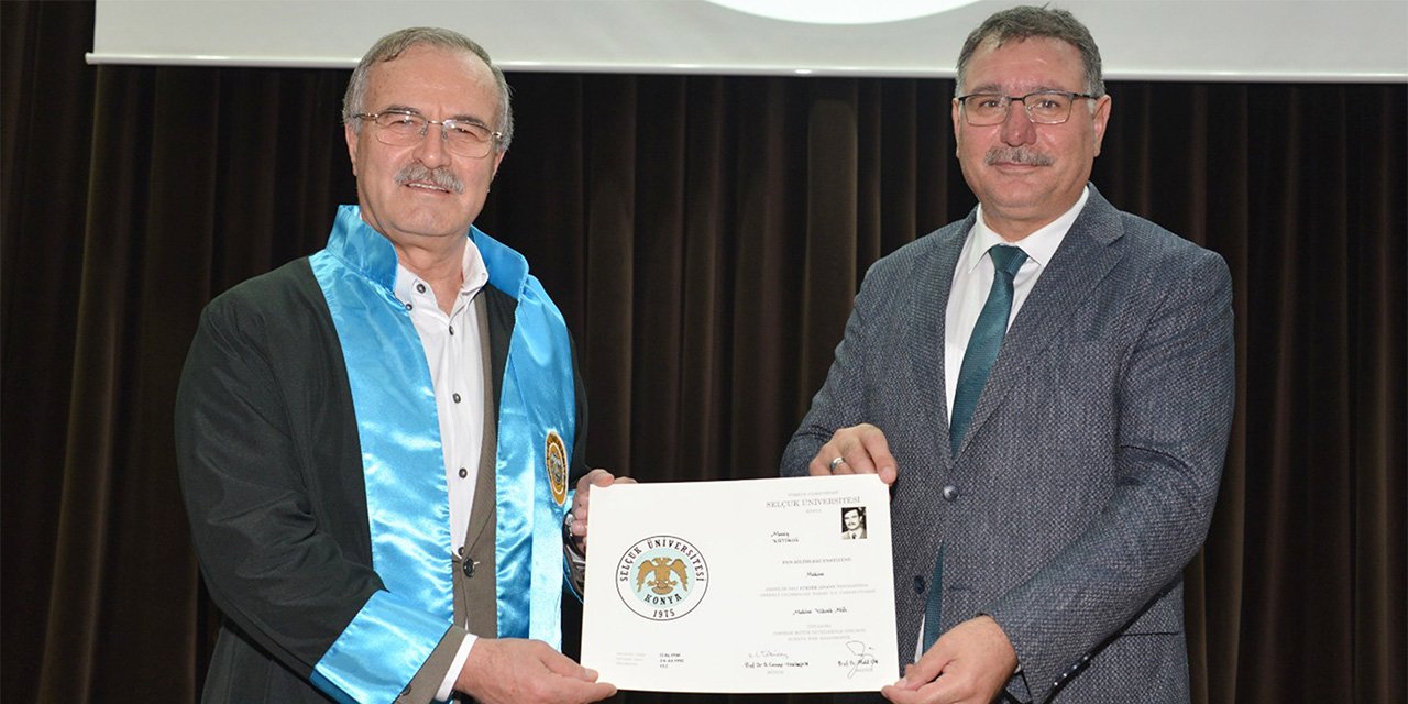 37 yıl önce yüksek lisansını bitirdi, diplomasını bugün aldı