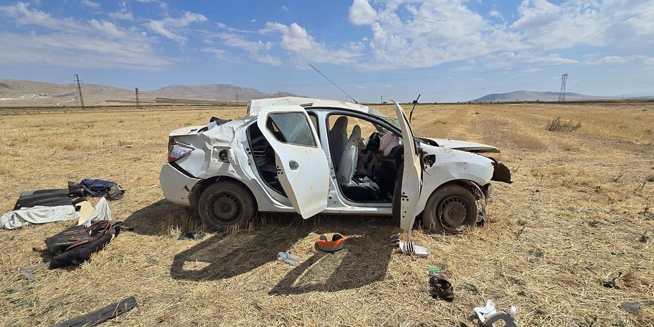 Konya’da otomobil şarampole uçtu! 1 ölü 2 yaralı var