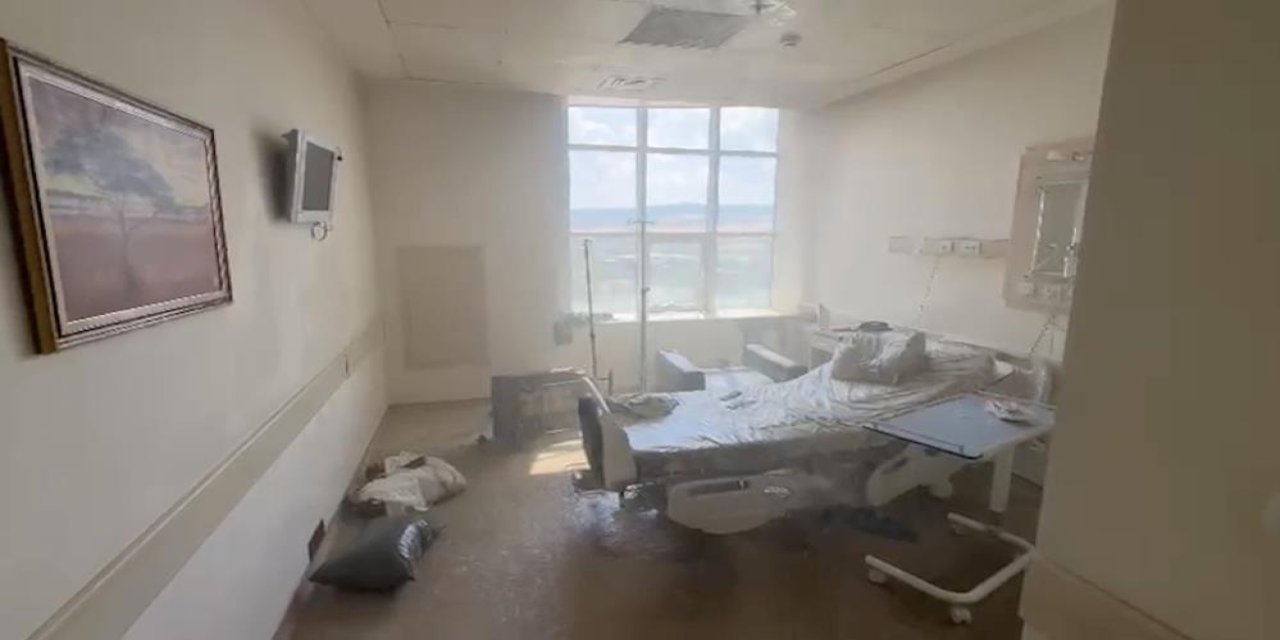 Hastanede sigara nedeniyle yangın çıktı