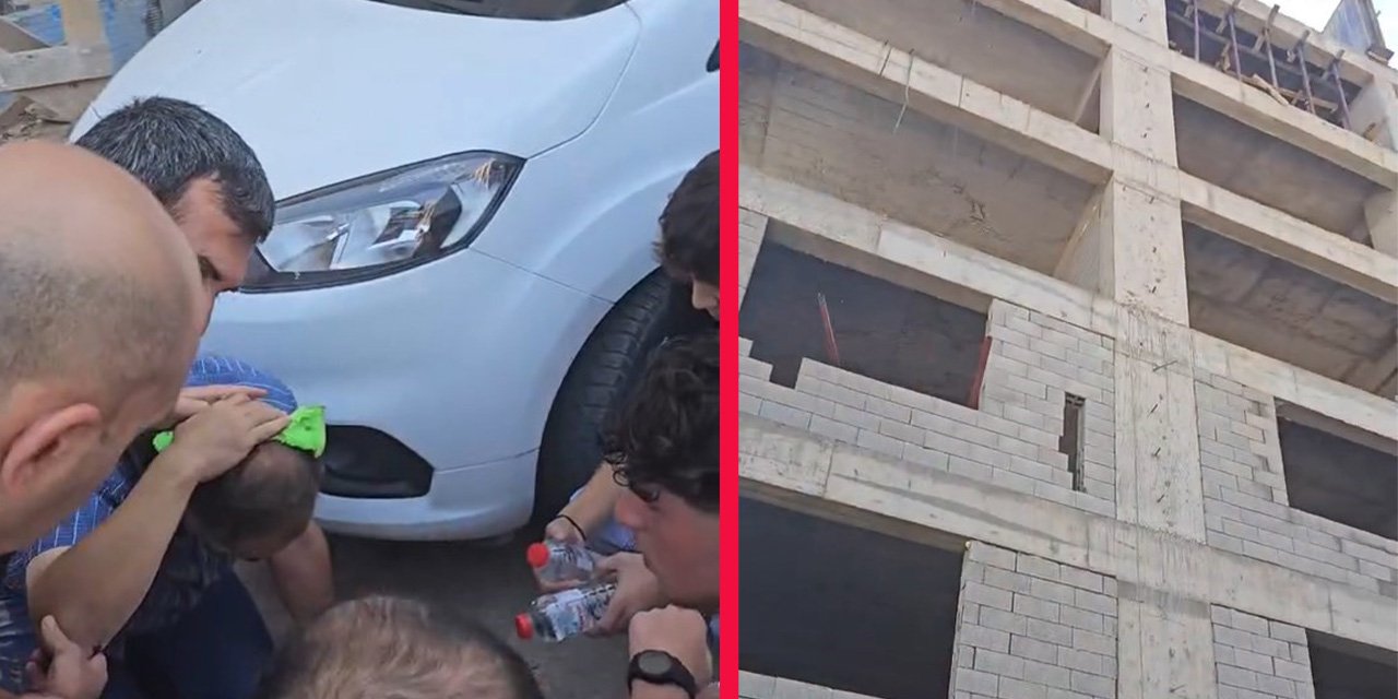 Cadde ortasında başa gelen kaza, yürekleri ağıza getirdi