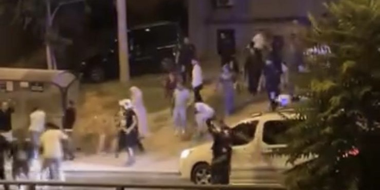 Düğün çıkışı iki grup arasında yumruklar uçuştu