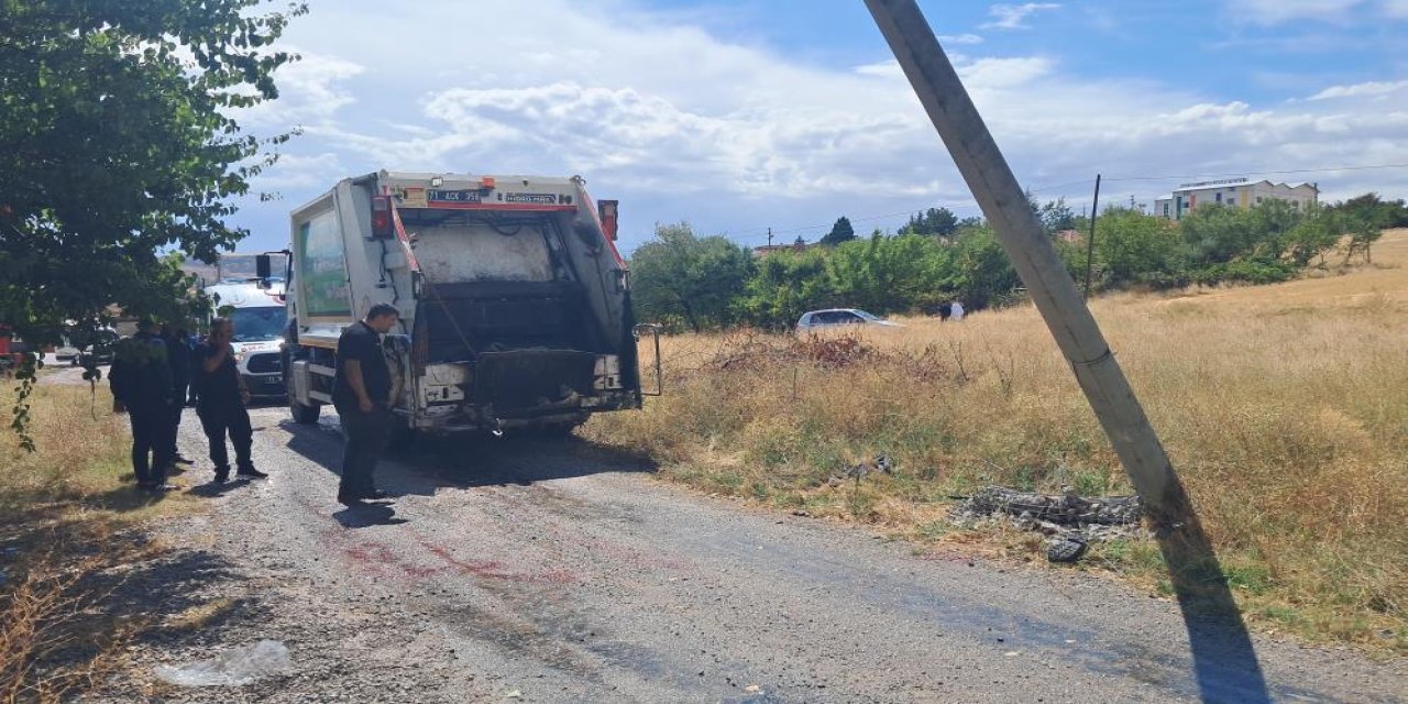 Geri manevra yaptı! Temizlik görevlisinin kolunu kopardı