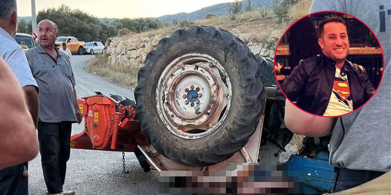 Köy yolunda yürek burkan kaza! Traktörün altında kaldı