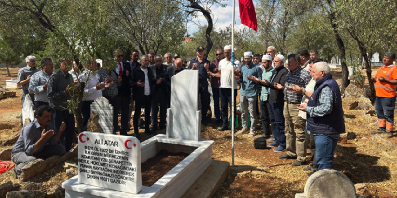 9 Eylül’de İzmir’e bayrağı diken Konyalı gazi unutulmadı