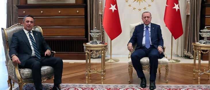 Cumhurbaşkanı Erdoğan ile Ali Koç bir araya geldi