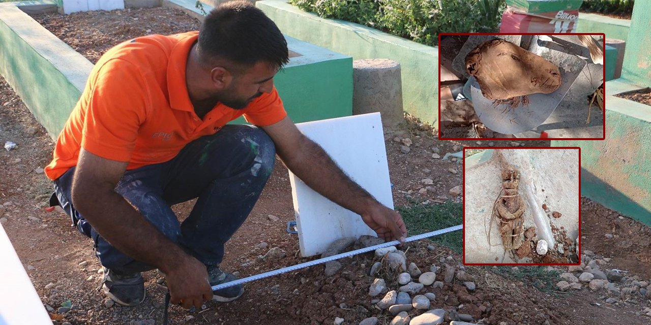 Mezar taşı ustası kazdıkça şok oldu! Kadın figürleri, kuzu kafaları çıktı