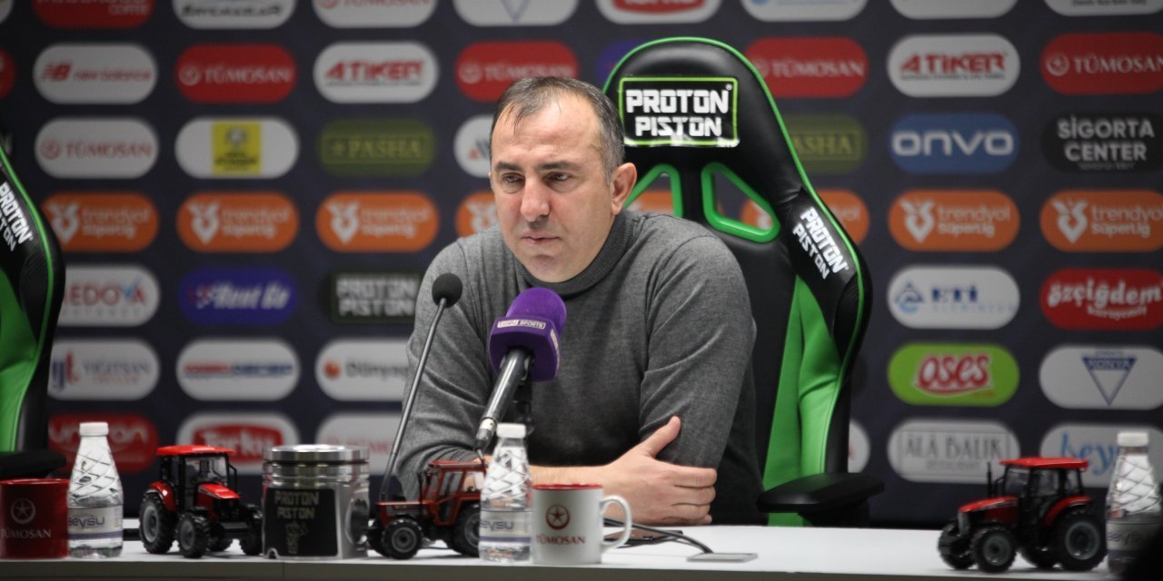 Konyaspor teknik direktörü Recep Uçar, Alanyaspor mağlubiyetini böyle yorumladı