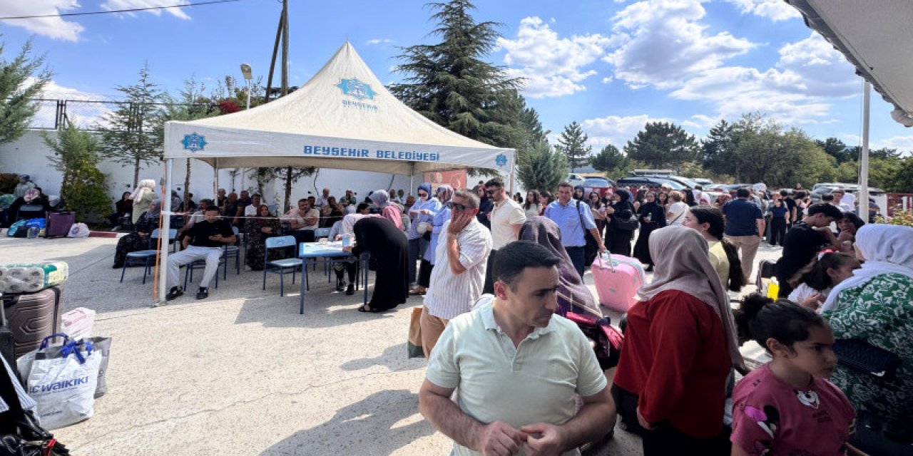 Konya'da öğrencilere "evinize hoş geldiniz" sürprizi