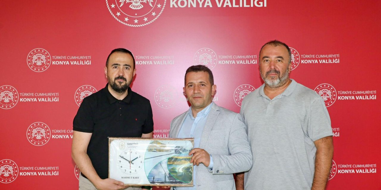 Sarayönü Derneği’nden Mahmut Tayfur Kart’a ziyaret