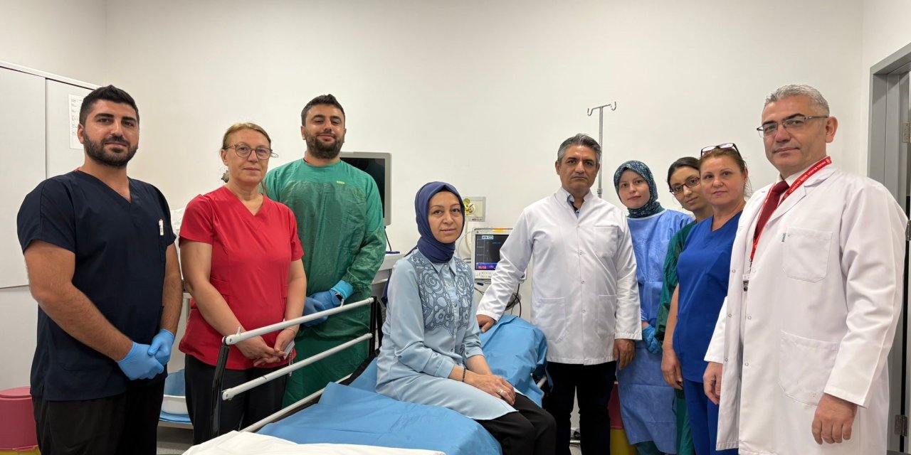 Konya'da bir anneye su bile içirtmeyen korkunç hastalık