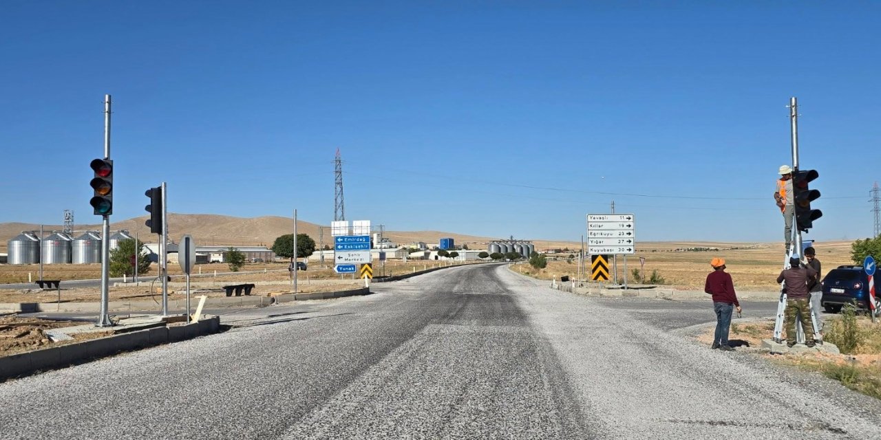 Konya’nın kara noktasında sürücüleri kırmızı ışık ve MOBESE durduracak